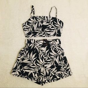 Short and crop top set